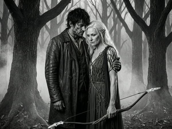 Wan V2.7 (NSFW) — Fantasy Romance in the Whispering Grove — Film Noir