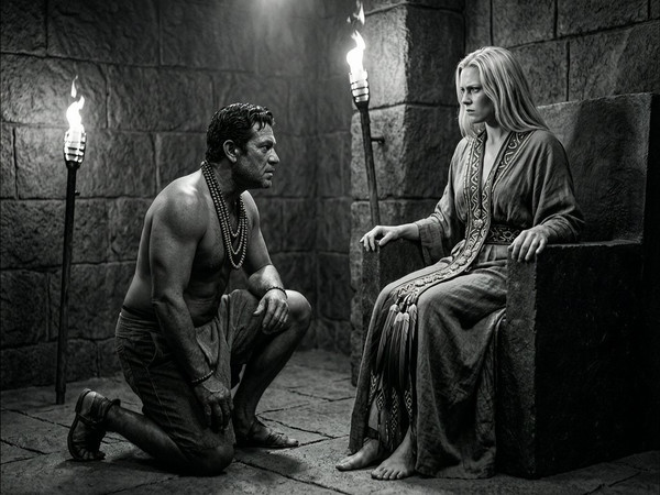 Wan V2.7 (NSFW) — Tribal Guardian's Desire — Film Noir
