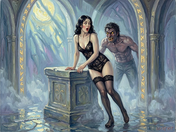 Wan V2.7 (NSFW) — Moonlit Horror-Erotica Blend — Impressionism