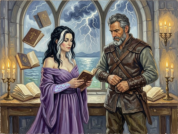 Wan V2.7 (NSFW) — A Night in the Sorceress's Tower — Impressionism