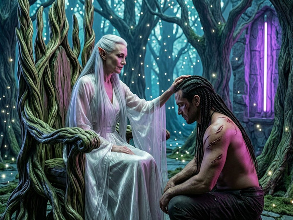Wan V2.7 (NSFW) — The Elven Queen's Champion — Neo Noir