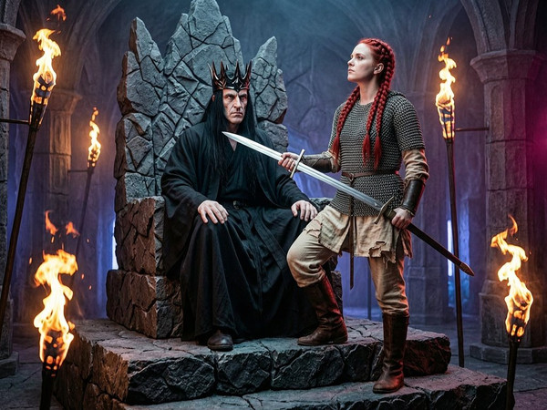 Wan V2.7 (NSFW) — The Shieldmaiden and the Dark Lord — Neo Noir