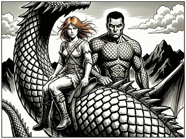 Wan V2.7 (NSFW) — Dragonrider at Dawn — Noir Comic
