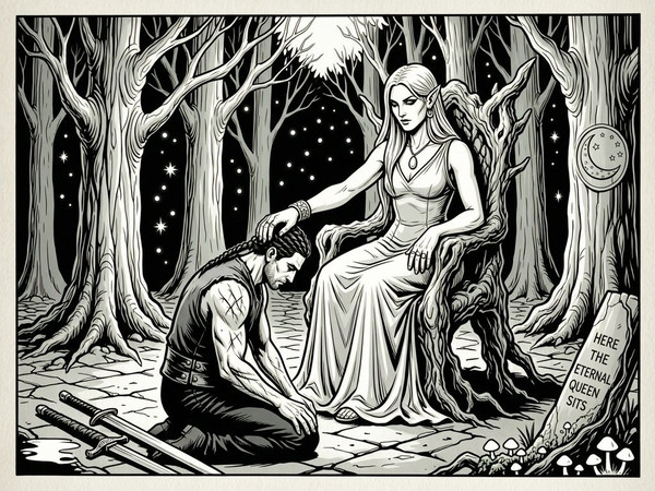 Wan V2.7 (NSFW) — The Elven Queen's Champion — Noir Comic