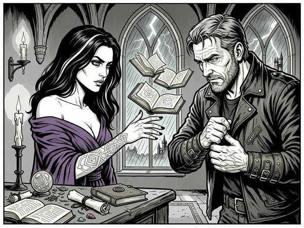 Wan V2.7 (NSFW) — A Night in the Sorceress's Tower — Noir Comic