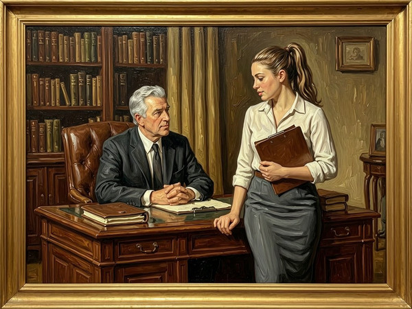 Wan V2.7 (NSFW) — Office Heat Classics — Oil Painting