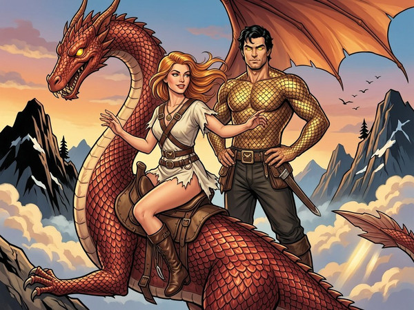 Wan V2.7 (NSFW) — Dragonrider at Dawn — Pin-Up