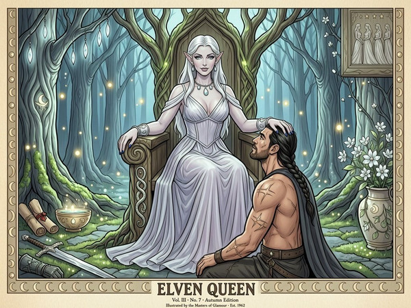 Wan V2.7 (NSFW) — The Elven Queen's Champion — Pin-Up