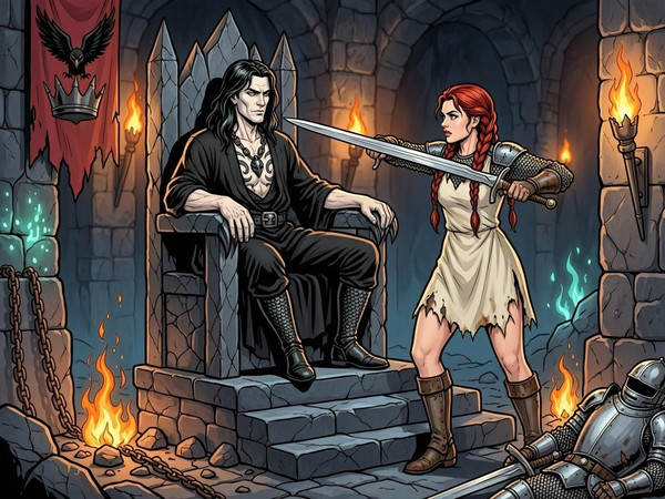 Wan V2.7 (NSFW) — The Shieldmaiden and the Dark Lord — Pin-Up