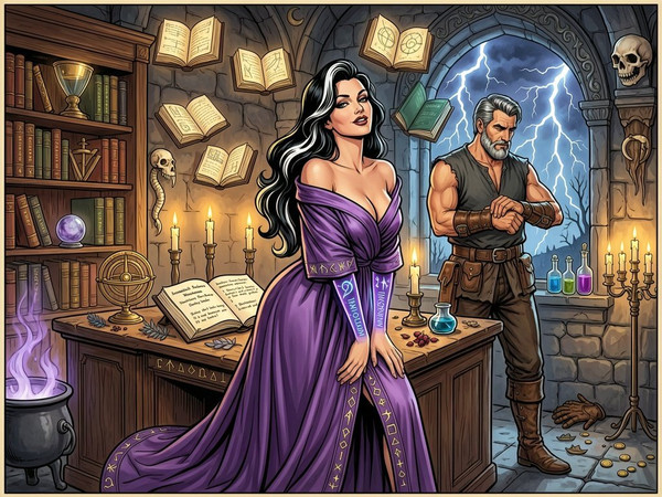 Wan V2.7 (NSFW) — A Night in the Sorceress's Tower — Pin-Up