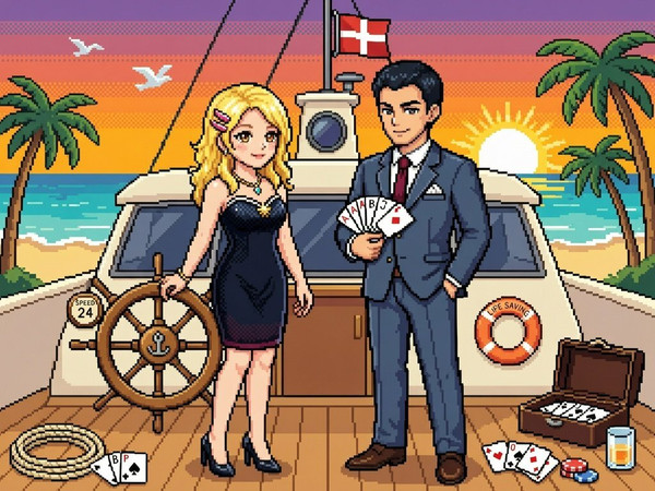 Wan V2.7 (NSFW) — Luxury Yacht Romance — Pixel Art