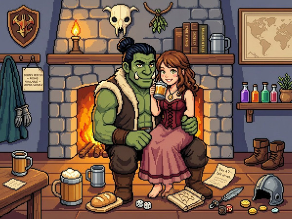 Wan V2.7 (NSFW) — After the Quest — Pixel Art