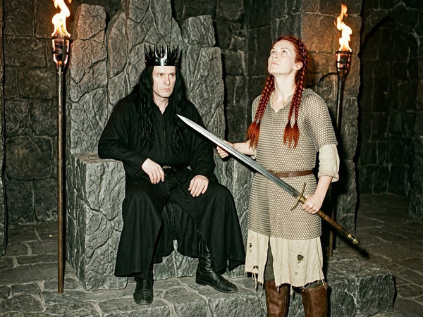 Wan V2.7 (NSFW) — The Shieldmaiden and the Dark Lord — Polaroid