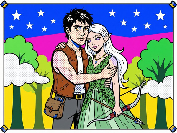 Wan V2.7 (NSFW) — Fantasy Romance in the Whispering Grove — Pop Art