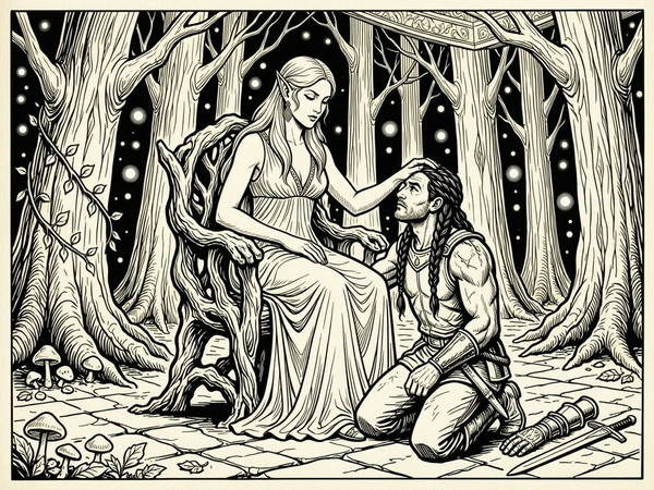Wan V2.7 (NSFW) — The Elven Queen's Champion — Pulp Ink