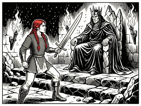 Wan V2.7 (NSFW) — The Shieldmaiden and the Dark Lord — Pulp Ink