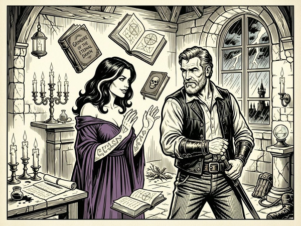 Wan V2.7 (NSFW) — A Night in the Sorceress's Tower — Pulp Ink