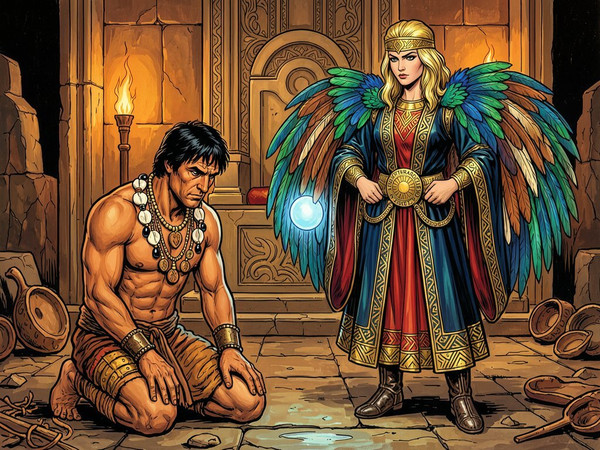 Wan V2.7 (NSFW) — Tribal Guardian's Desire — Retro Sci-Fi