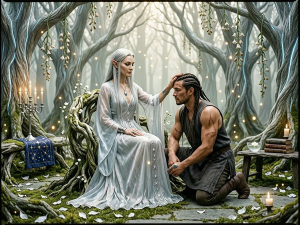 Wan V2.7 (NSFW) — The Elven Queen's Champion — Retro