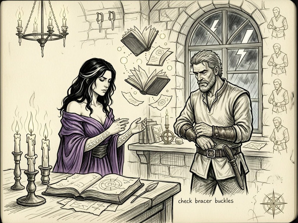 Wan V2.7 (NSFW) — A Night in the Sorceress's Tower — Sketch