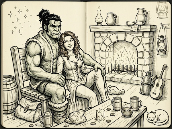 Wan V2.7 (NSFW) — After the Quest — Sketch