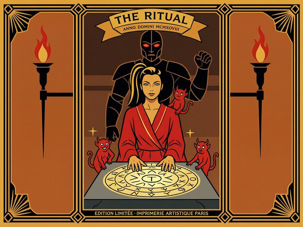 Wan V2.7 (NSFW) — Altar of Desire — Vintage Poster