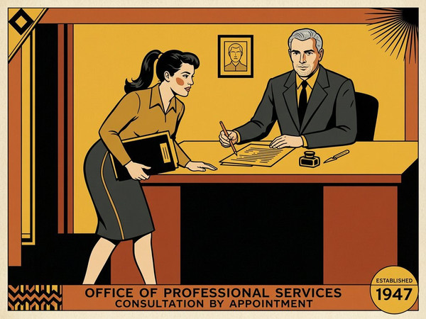 Wan V2.7 (NSFW) — Office Heat Classics — Vintage Poster