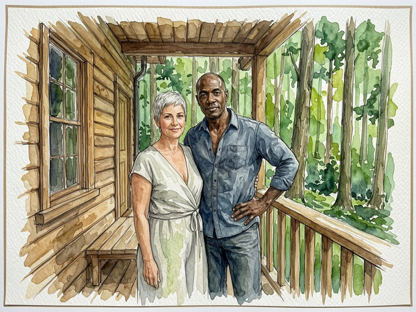 Wan V2.7 (NSFW) — Cabin in the Woods — Watercolor