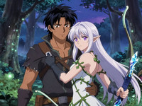 Z-Image Turbo generated image for Fantasy Romance in the Whispering Grove - Anime