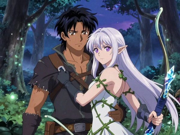 Z-Image Turbo — Fantasy Romance in the Whispering Grove — Anime