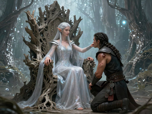 Z-Image Turbo — The Elven Queen's Champion — Digital Art