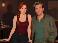 Z-Image Turbo generated image for Speakeasy Hidden Tension - Digital Art