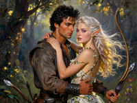 Z-Image Turbo — Fantasy Romance in the Whispering Grove — Classic Romance