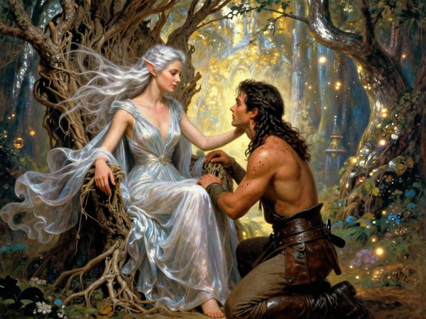 Z-Image Turbo — The Elven Queen's Champion — Classic Romance