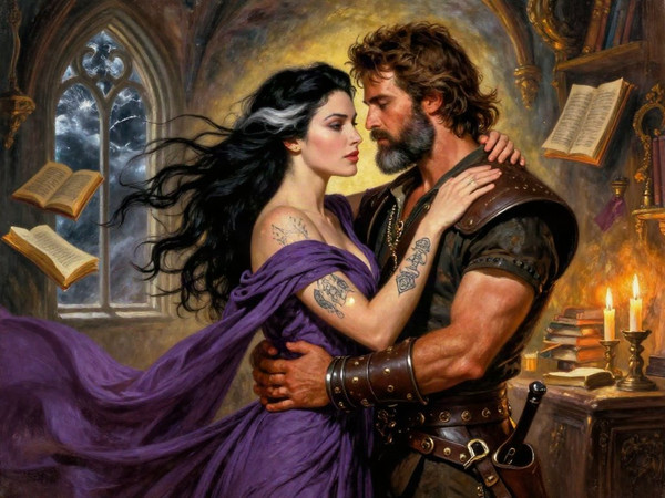 Z-Image Turbo — A Night in the Sorceress's Tower — Classic Romance
