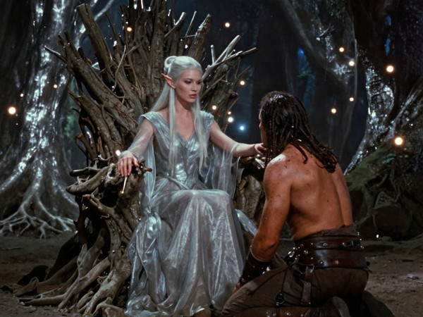 Z-Image Turbo — The Elven Queen's Champion — Dark Fantasy