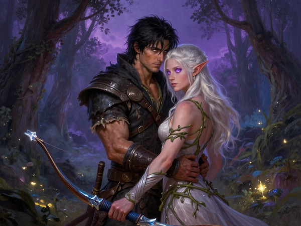 Z-Image Turbo — Fantasy Romance in the Whispering Grove — Epic Fantasy
