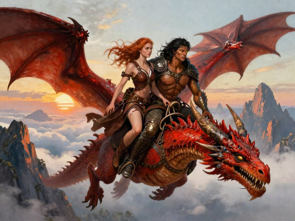 Z-Image Turbo — Dragonrider at Dawn — Epic Fantasy