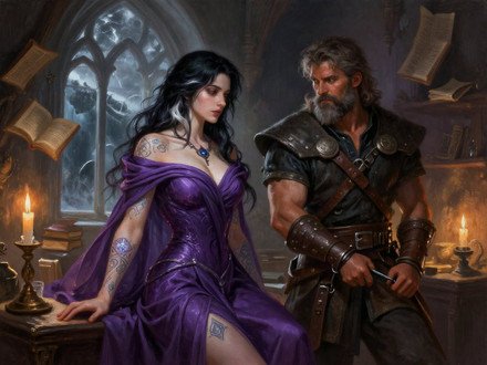 A Night in the Sorceress's Tower — Epic Fantasy — Z-Image Turbo