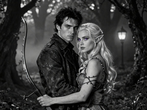 Z-Image Turbo — Fantasy Romance in the Whispering Grove — Film Noir
