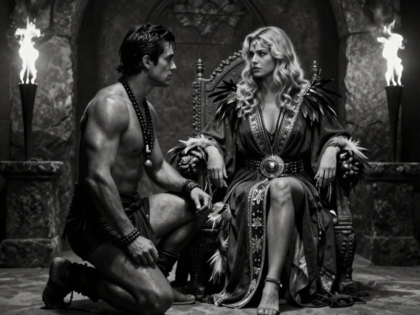 Z-Image Turbo — Tribal Guardian's Desire — Film Noir