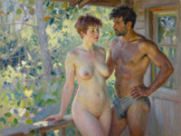 Z-Image Turbo — Cabin in the Woods — Impressionism