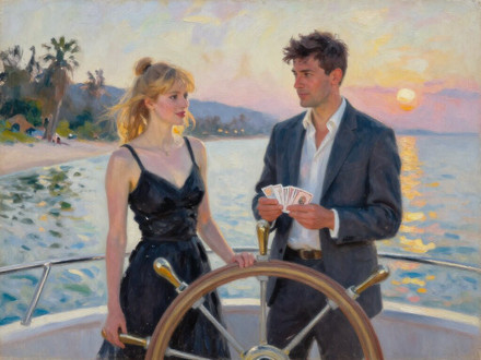 Luxury Yacht Romance — Impressionism — Z-Image Turbo