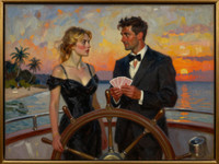 Z-Image Turbo — Luxury Yacht Romance — Oil Painting