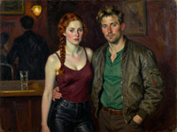 Z-Image Turbo — Speakeasy Hidden Tension — Oil Painting