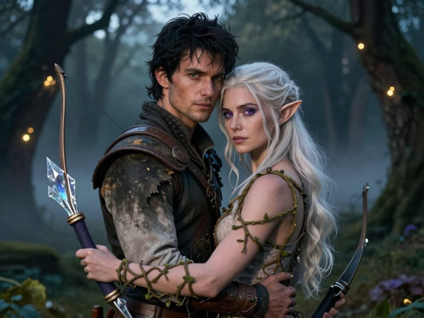 Z-Image Turbo — Fantasy Romance in the Whispering Grove — Photorealistic