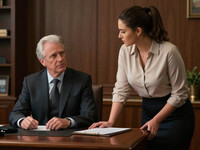 Z-Image Turbo generated image for Office Heat Classics - Photorealistic