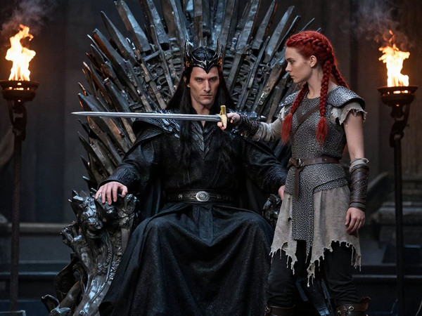 Z-Image Turbo — The Shieldmaiden and the Dark Lord — Photorealistic