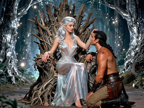 Z-Image Turbo — The Elven Queen's Champion — Pin-Up