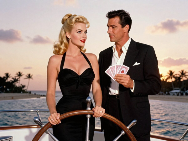Z-Image Turbo — Luxury Yacht Romance — Pin-Up